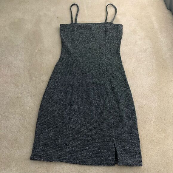 Divided Dresses & Skirts - H&M Divided Black/Silver Sparkle Sleeveless Dress Women's Size XS